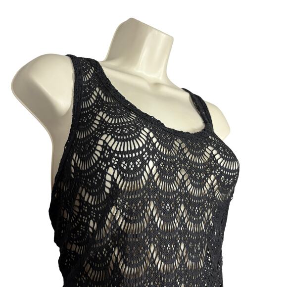 ROXY Crochet Top Sweater Coverup - XS - Picture 3 of 10